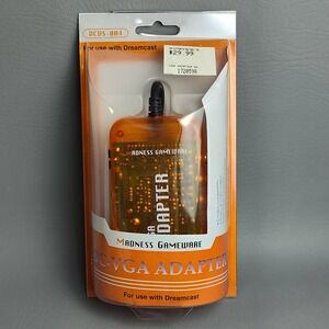 Madness Gameware DC-VGA Adapter for Sega Dreamcast VGA /S-Video/AV Output RARE